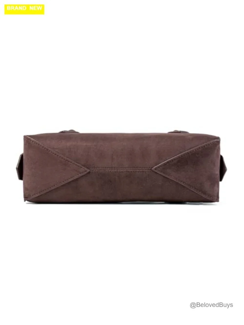 Vintage Small Hobo Satchel Purse Faux Suede Shoulder Bag